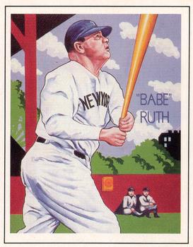 1988 Baseball Cards Magazine Repli-cards #1 Babe Ruth Front