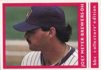 1988 Baseball Cards Magazine Repli-cards #1 Joey Meyer Front