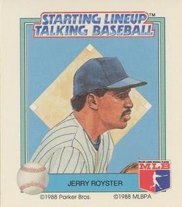 1988 Parker Bros. Starting Lineup Talking Baseball New York Yankees #18 Jerry Royster Front