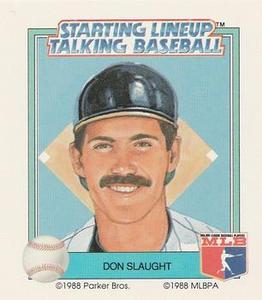 1988 Parker Bros. Starting Lineup Talking Baseball New York Yankees #12 Don Slaught Front