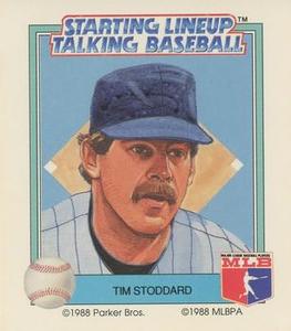 1988 Parker Bros. Starting Lineup Talking Baseball New York Yankees #29 Tim Stoddard Front