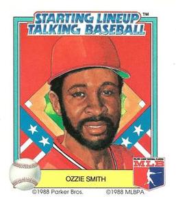 1988 Parker Bros. Starting Lineup Talking Baseball St. Louis Cardinals #18 Ozzie Smith Front