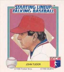 1988 Parker Bros. Starting Lineup Talking Baseball St. Louis Cardinals #27 John Tudor Front