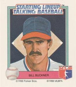 1988 Parker Bros. Starting Lineup Talking Baseball California Angels #14 Bill Buckner Front