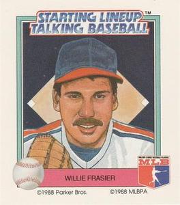 1988 Parker Bros. Starting Lineup Talking Baseball California Angels #26 Willie Fraser Front