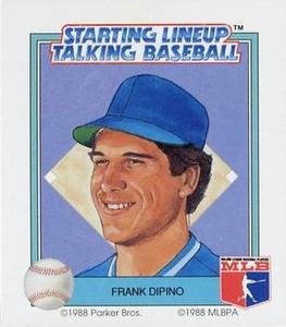 1988 Parker Bros. Starting Lineup Talking Baseball Chicago Cubs #29 Frank DiPino Front