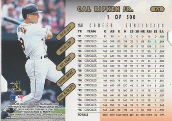 1997 Donruss - Press Proofs Gold #121 Cal Ripken Jr. Back