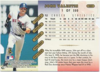 1997 Donruss - Press Proofs Gold #163 John Valentin Back