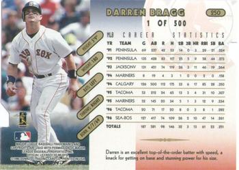 1997 Donruss - Press Proofs Gold #250 Darren Bragg Back