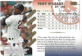 1997 Donruss - Press Proofs Gold #321 Troy O'Leary Back