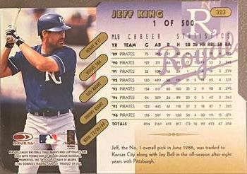 1997 Donruss - Press Proofs Gold #323 Jeff King Back