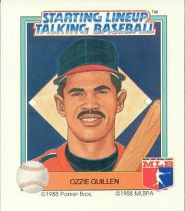 1988 Parker Bros. Starting Lineup Talking Baseball Chicago White Sox #16 Ozzie Guillen Front