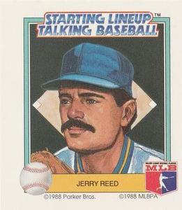 1988 Parker Bros. Starting Lineup Talking Baseball Seattle Mariners #30 Jerry Reed Front