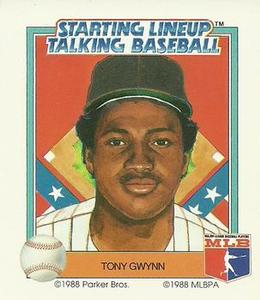1988 Parker Bros. Starting Lineup Talking Baseball San Diego Padres #19 Tony Gwynn Front
