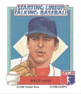 1988 Parker Bros. Starting Lineup Talking Baseball Boston Red Sox #26 Bruce Hurst Front
