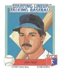1988 Parker Bros. Starting Lineup Talking Baseball Boston Red Sox #18 Jody Reed Front