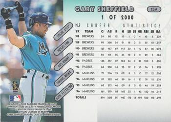 1997 Donruss - Press Proofs Silver #159 Gary Sheffield Back