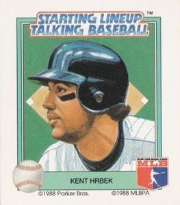 1988 Parker Bros. Starting Lineup Talking Baseball Minnesota Twins #12 Kent Hrbek Front