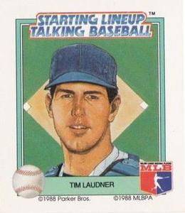 1988 Parker Bros. Starting Lineup Talking Baseball Minnesota Twins #11 Tim Laudner Front