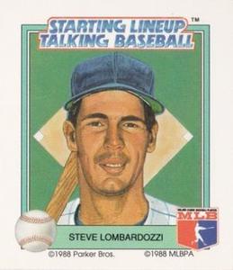 1988 Parker Bros. Starting Lineup Talking Baseball Minnesota Twins #13 Steve Lombardozzi Front