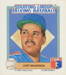 1988 Parker Bros. Starting Lineup Talking Baseball Texas Rangers #18 Curt Wilkerson Front