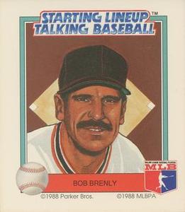 1988 Parker Bros. Starting Lineup Talking Baseball San Francisco Giants #11 Bob Brenly Front
