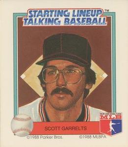 1988 Parker Bros. Starting Lineup Talking Baseball San Francisco Giants #28 Scott Garrelts Front