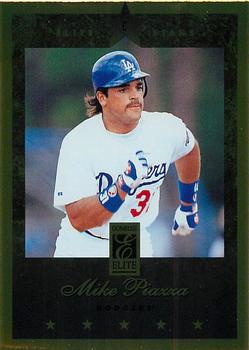 1997 Donruss Elite - Gold Stars #7 Mike Piazza Front