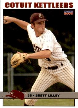 2006 Choice Cotuit Kettleers #15 Brett Lilley Front