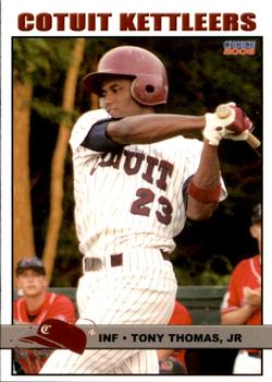 2006 Choice Cotuit Kettleers #23 Tony Thomas Front