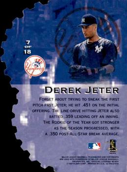 1997 Ultra - Hitting Machines #7 Derek Jeter Back