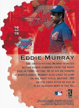 1997 Ultra - Hitting Machines #16 Eddie Murray Back