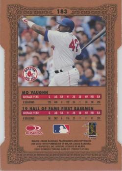 1997 Donruss Preferred - Cut to the Chase #183 Mo Vaughn Back