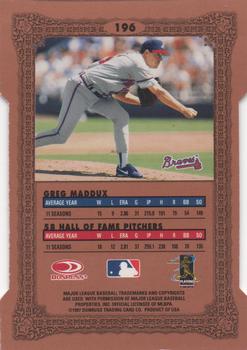 1997 Donruss Preferred - Cut to the Chase #196 Greg Maddux Back