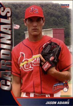 2006 Choice Johnson City Cardinals #1 Jason Adams Front