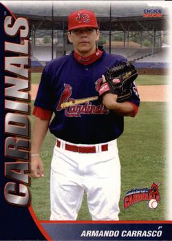 2006 Choice Johnson City Cardinals #6 Armando Carrasco Front