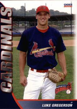 2006 Choice Johnson City Cardinals #11 Luke Gregerson Front