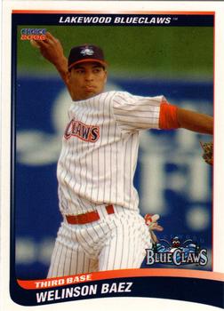 2006 Choice Lakewood BlueClaws #02 Welinson Baez Front