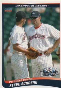 2006 Choice Lakewood BlueClaws #28 Steve Schrenk Front