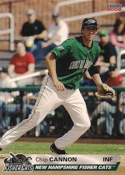2006 Choice New Hampshire Fisher Cats #4 Chip Cannon Front