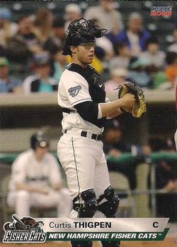2006 Choice New Hampshire Fisher Cats #5 Curtis Thigpen Front