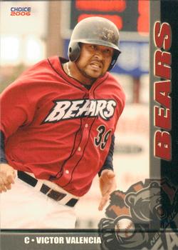 2006 Choice Newark Bears #24 Victor Valencia Front