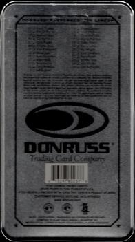 1997 Donruss Preferred - Tin Boxes #NNO Ryne Sandberg Back