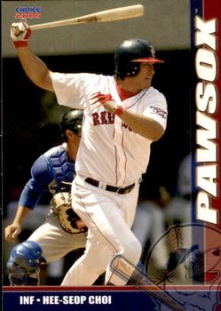 2006 Choice Pawtucket Red Sox #10 Hee Seop Choi Front