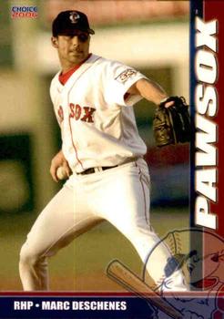 2006 Choice Pawtucket Red Sox #12 Marc Deschenes Front