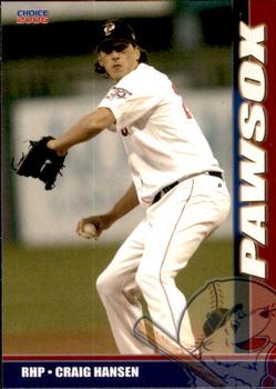 2006 Choice Pawtucket Red Sox #15 Craig Hansen Front