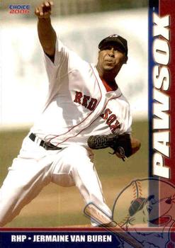 2006 Choice Pawtucket Red Sox #27 Jermaine Van Buren Front