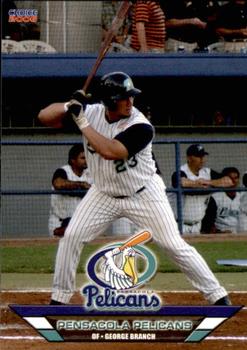 2006 Choice Pensacola Pelicans #6 George Branch Front