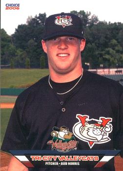 2006 Choice Tri-City ValleyCats #24 Bud Norris Front