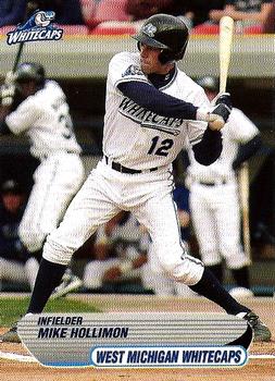2006 Choice West Michigan Whitecaps #09 Mike Hollimon Front
